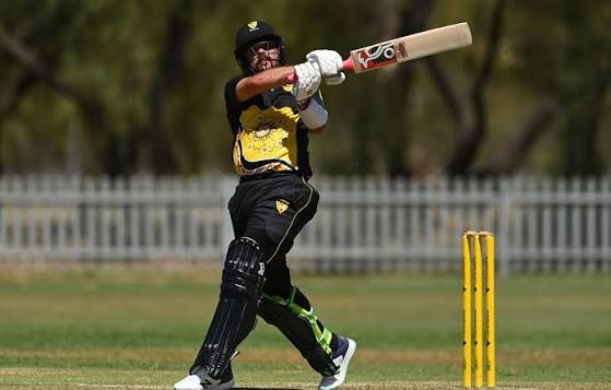 Brock Larance batting for WA
