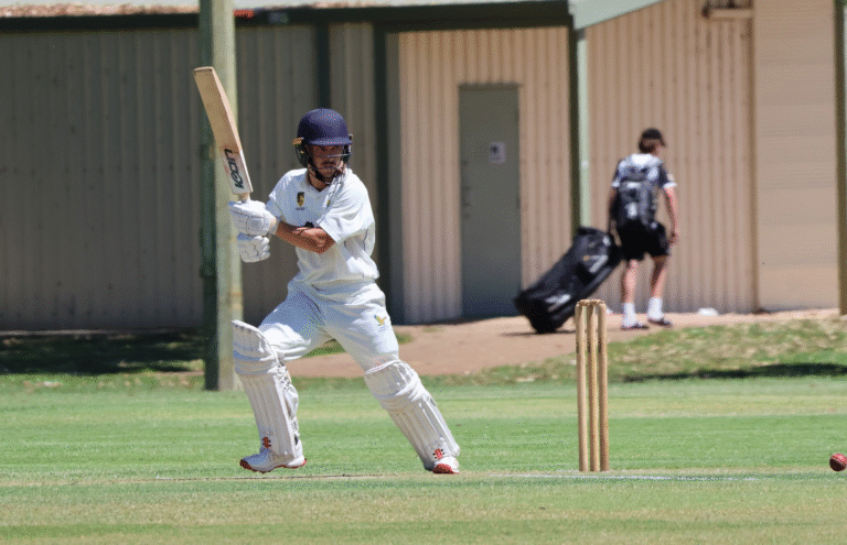 Daniel Smedley batting for Gosnells Cricket Club